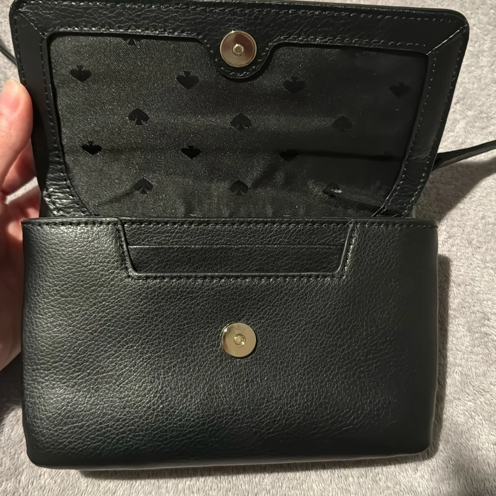 Kate Spade New York Greene Street Karlee Leather Crossbody - Black‎